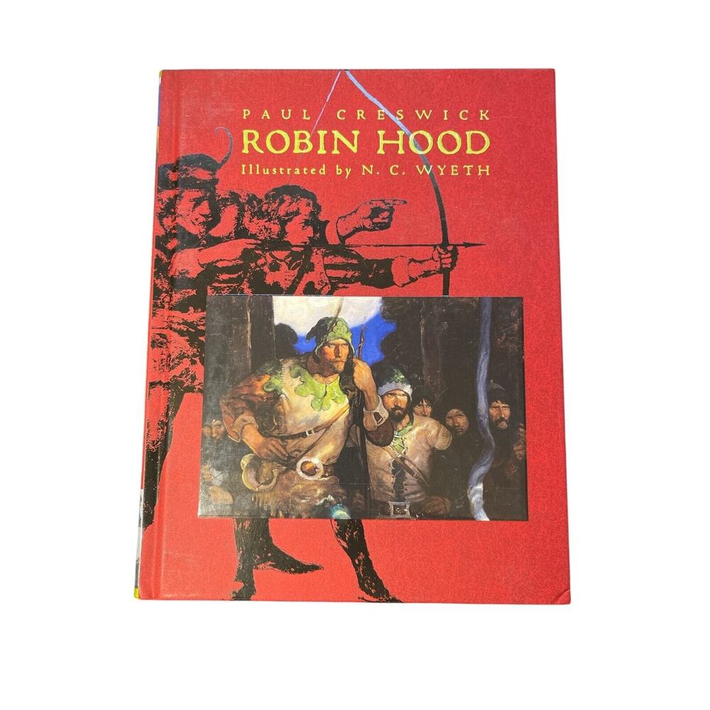 Robin Hood Paul Creswick Illustrated Wyeth Collectible Hardcover Book